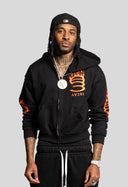 Black Flame Zip-Up