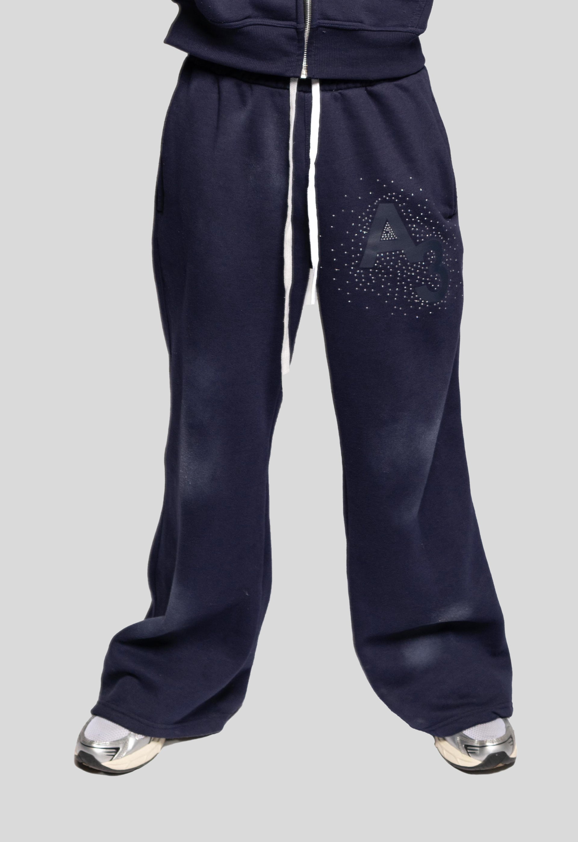 Navy Diamond Pants