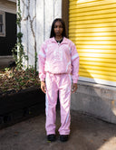 Pink Nylon Track Jacket (Unisex)
