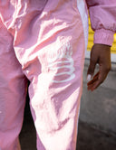 Pink Nylon Track Pants (Unisex)