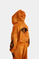 Orange Flame Hoodie