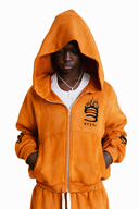Orange Flame Hoodie