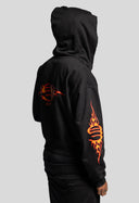 Black Flame Zip-Up