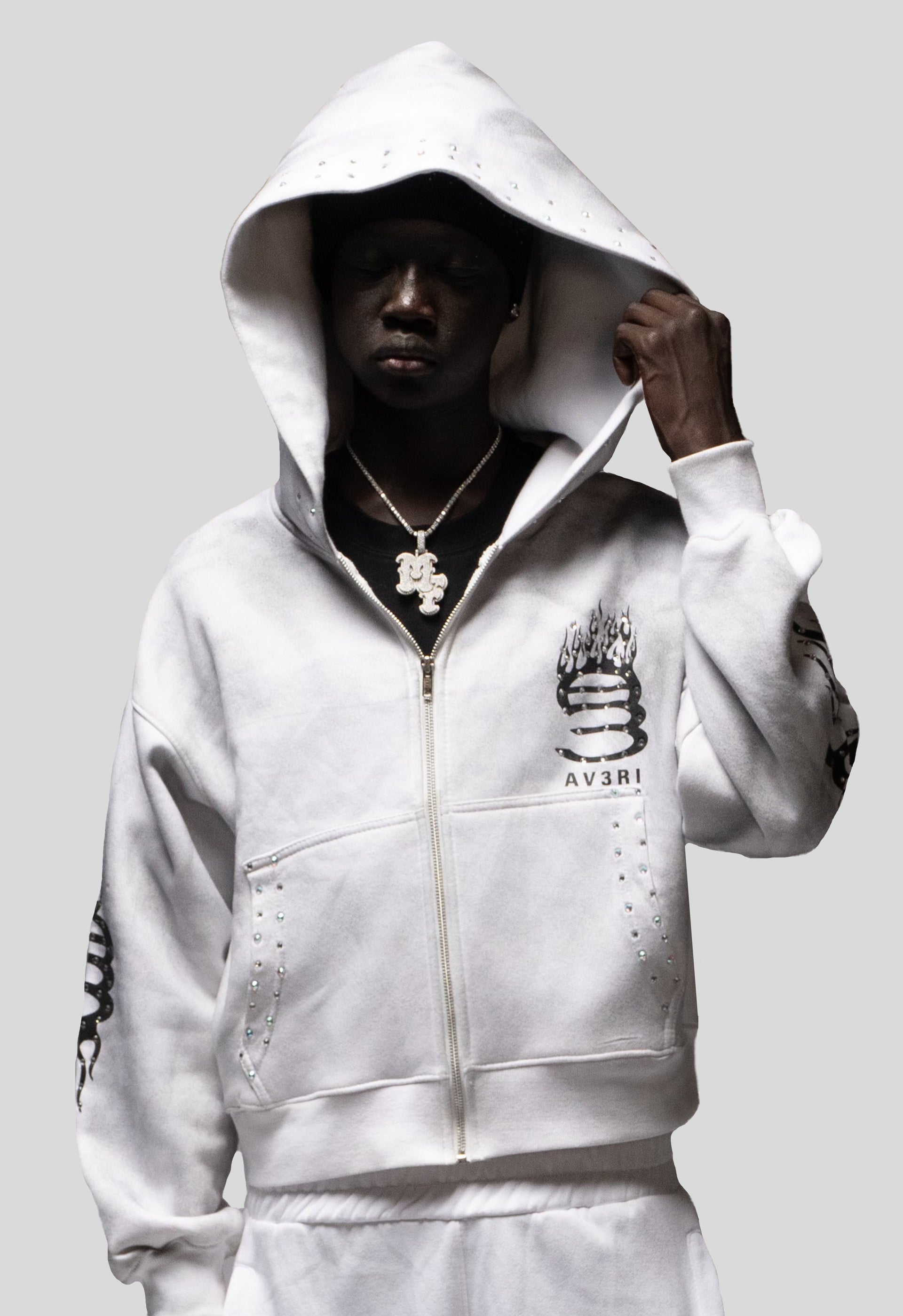 White Diamond Hoodie