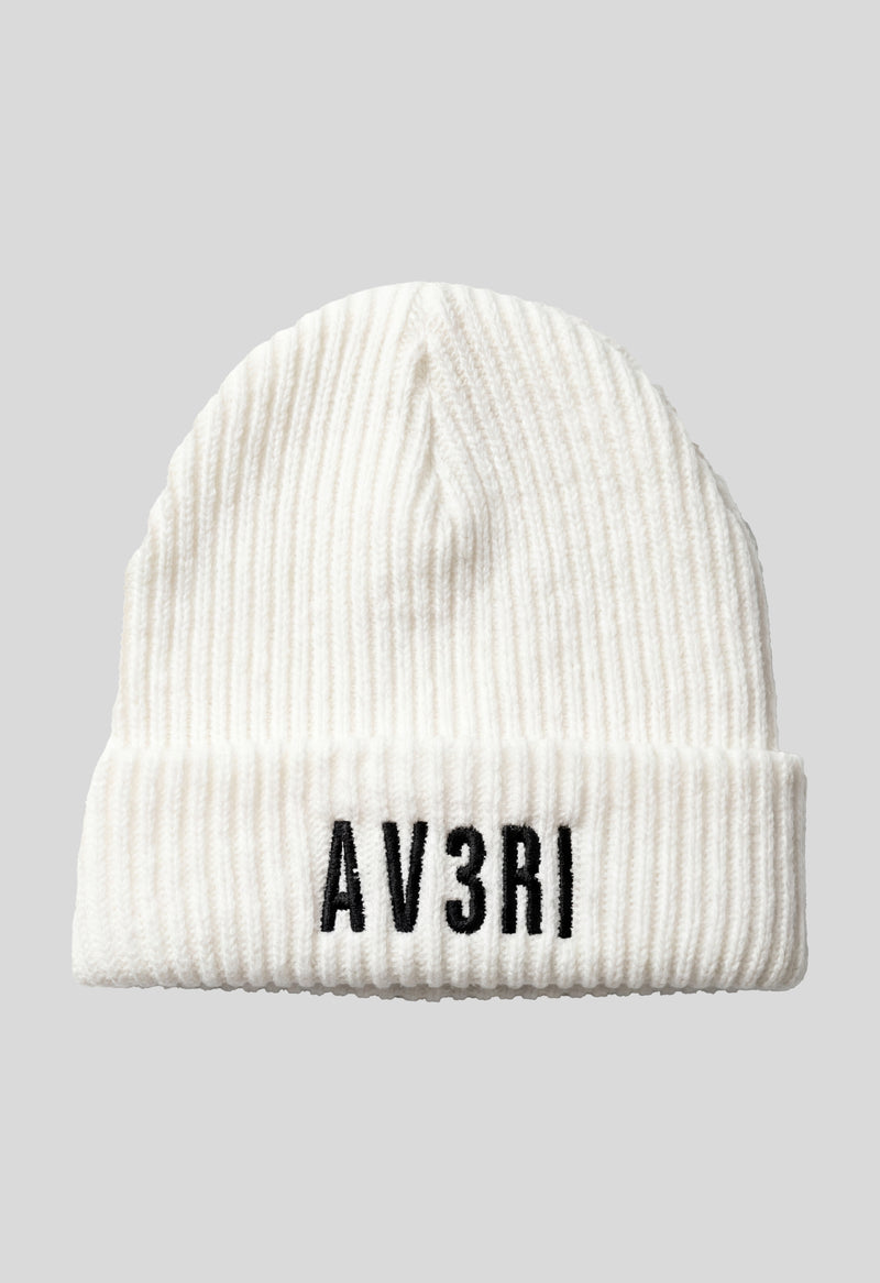 AV3RI Beanie White