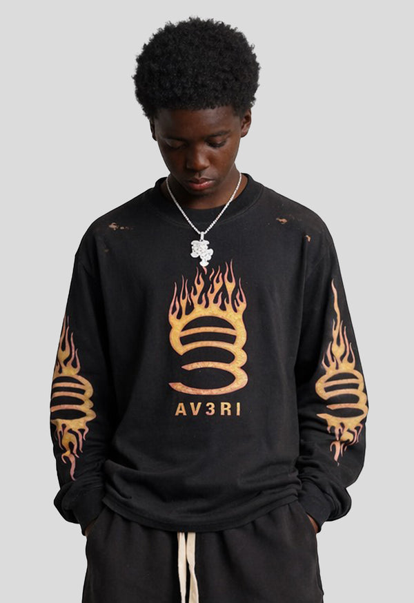 Black Flame Longsleeve