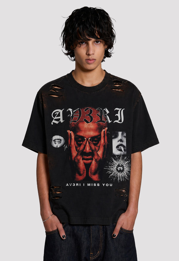 Eye Cry Tee Black