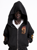 Black Flame Zip-Up