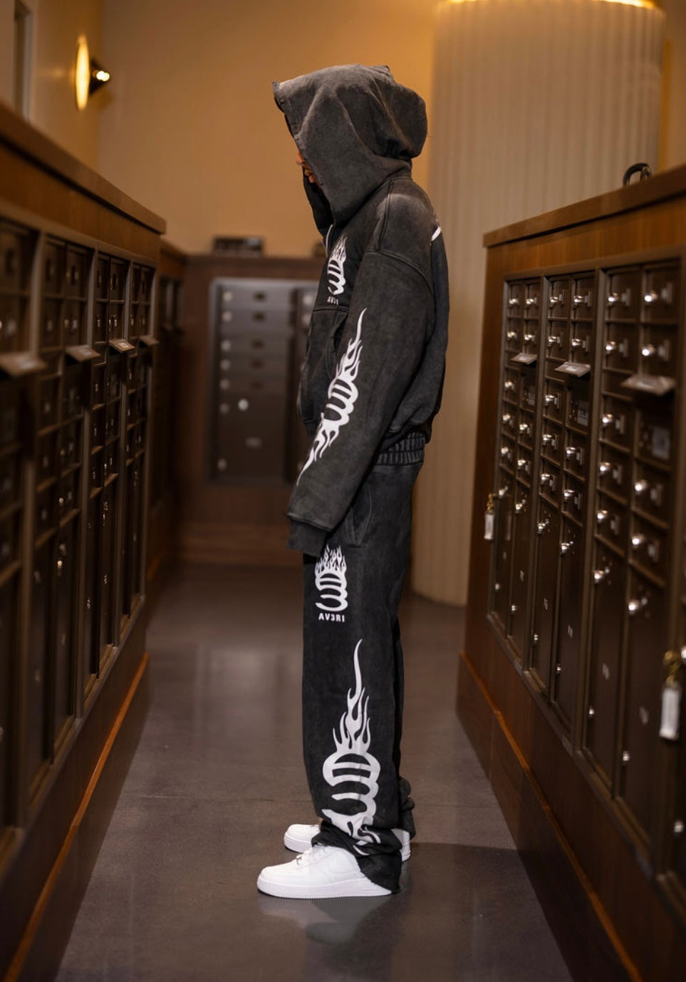 ASH FLAME HOODIE