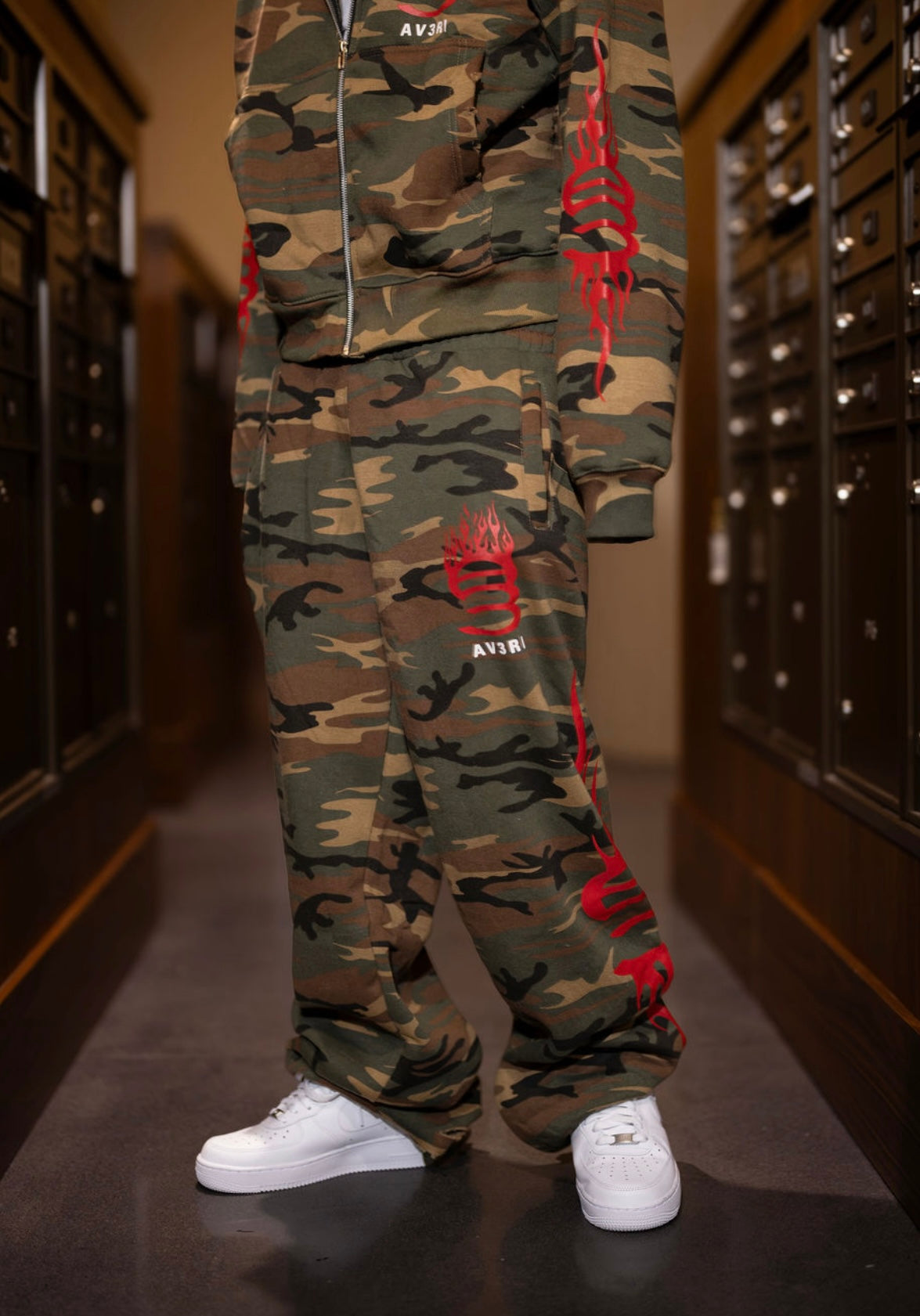 CAMO FLAME PANTS