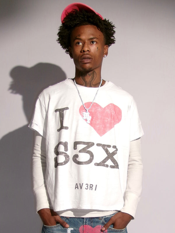 WHITE SEX LONGESLEEVE TEE