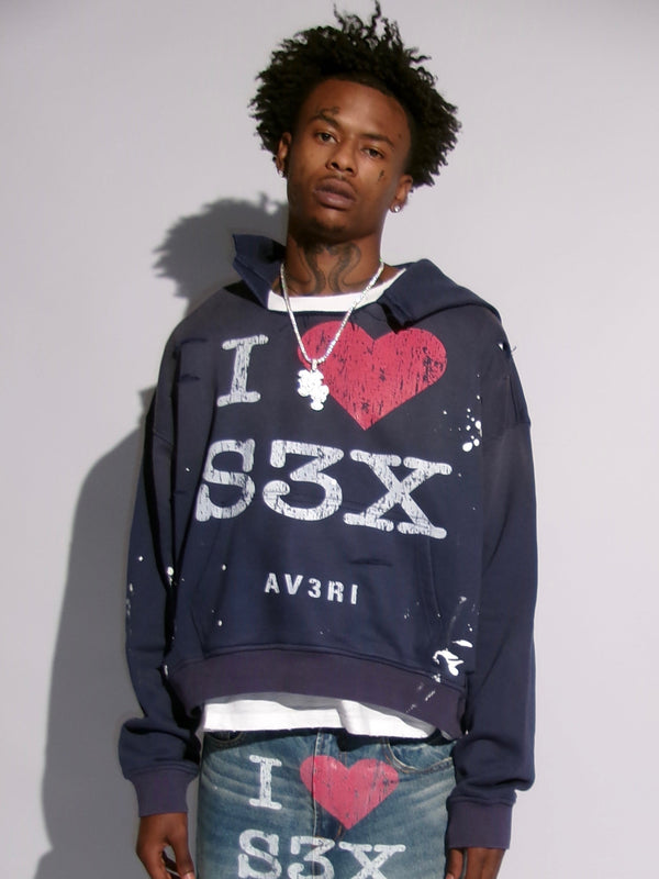 NAVY SEX HOODIE