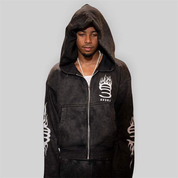 ASH FLAME HOODIE