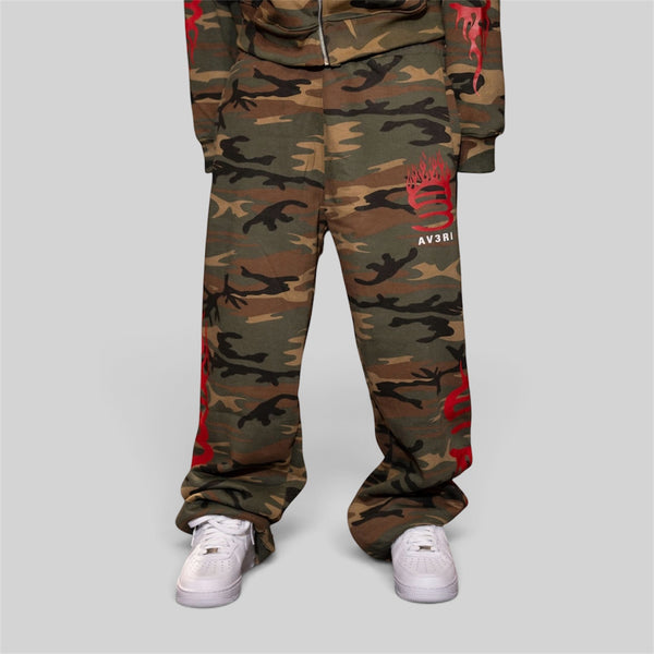CAMO FLAME PANTS