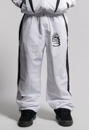 White Nylon Track Pants