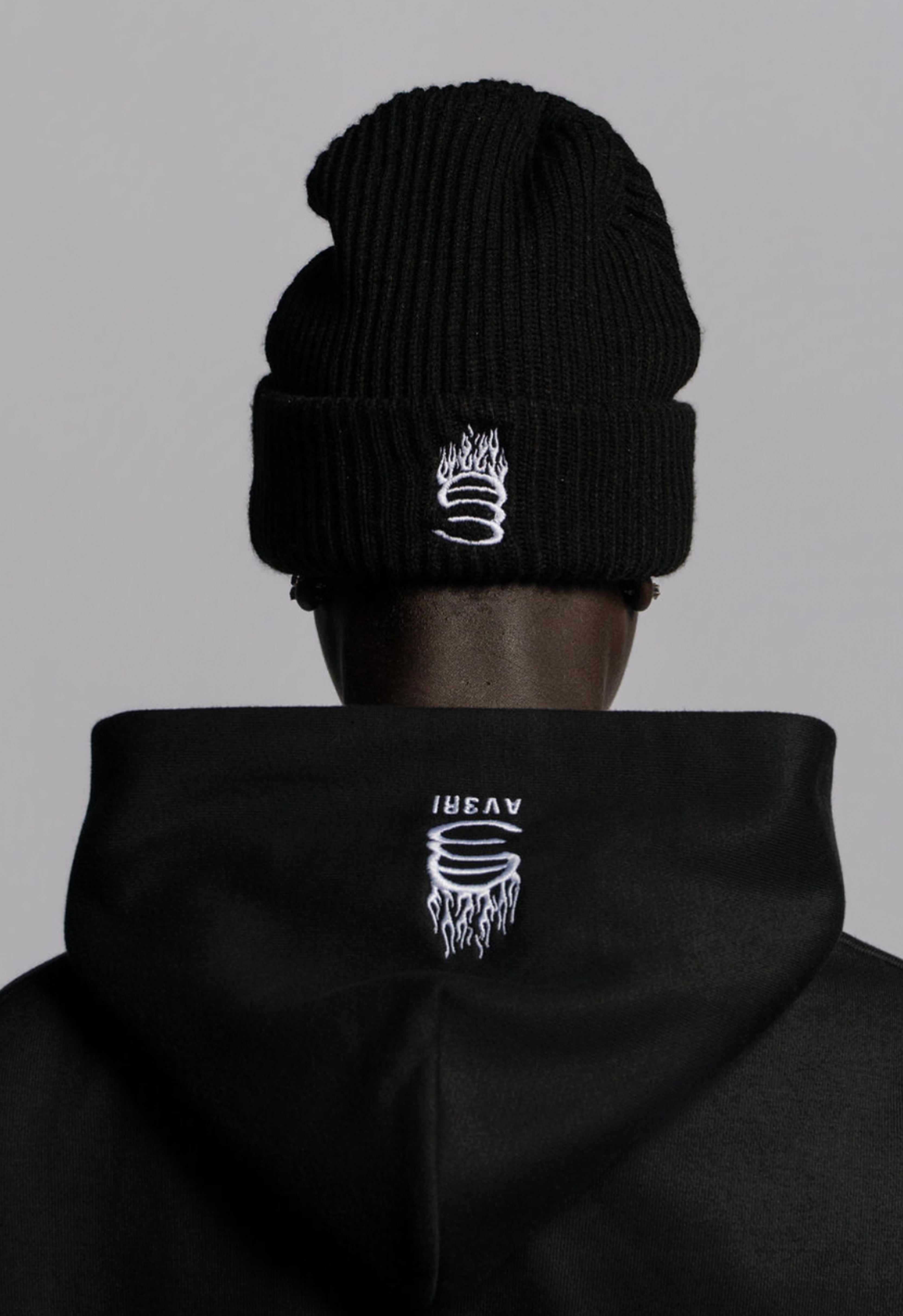 レア美品/acronym/beanie/3xdry/black AV3RI Beanie Black