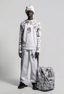 White Graffiti Thermal Shirt