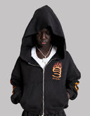 Black Flame Zip-Up