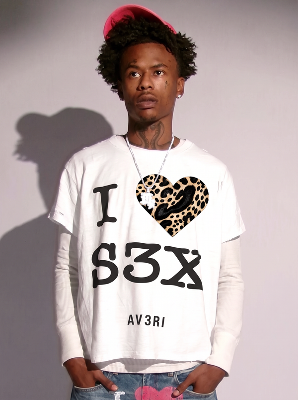 WHITE CHEETAH SEX TEE