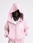 Pastel Pink Flame Hoodie