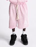 Pastel Pink Flame Shorts